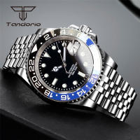 Reloj De Pulsera Automático Tandorio NH35A Date Acero Inoxidable 40mm Inmersión Diversidad Cristal De Zafiro Bisel Rotativo Luminoso - details 7