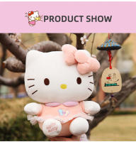 Muñeco De Peluche Sanrio Kawaii Hello Kitty Serie Mariposa Cojín De Peluche Para Niñas Juguete De Anime Lindo Regalo De Cumpleaños - details 2