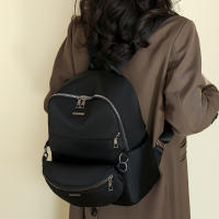 Mochila de tela de nailon de otoño, nueva mochila de ocio de color sólido a la moda, bolsa de viaje de pequeña capacidad - details 11