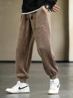 Nuevos Pantalones De Corduroy Para Hombre Otoño Invierno Estilo Callejero Holgado Casuales Pantalones De Jogger Talla plus Hasta 8XL - details 21