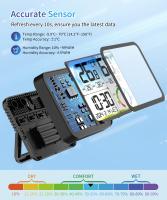 Medidor De Temperatura Y Humedad Digital LCD Estándar Y Colgante Para Interior Sensor De Humedad Estación Meteorológica Monitor De Clima - details 5