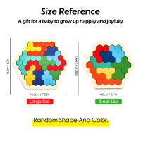 Juego De Rompecabezas De Madera Tangram Tablero Educativo Para Niños Juguete Montessori De Desarrollo Cerebral IQ Test Regalo Para Niños De 3 a 12 Años - details 1
