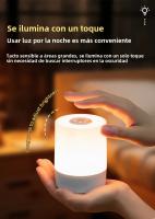 Lámpara De Noche LED Táctil Con Control Remoto Y Tiempo Para Dormitorio Y Habitación De Bebé Iluminación Decorativa Para Mesa Lámpara De Descanso Al Lado - details 6