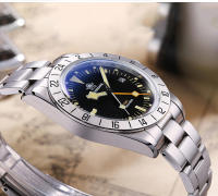 Reloj De Pulsera De Cuarzo Para Hombre ADDIESDIVE GMT 39mm Luminoso Calendario Resistente Al Agua 20ATM Acero Inoxidable - details 11