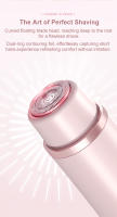 Epilador Eléctrico Para Mujeres 2 En 1 Doble Cabeza Painless Trimmer De Bikini Uso Seco Y Húmedo Cabeza Desmontable Afeitadora Eléctrica Para Pelos Pubicos - details 14