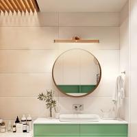 Lámpara De Noche LED De Madera Moderna - Control Táctil Recargable Soporte De Pared O Libre Instalación Sin Cable Luz De Maquillaje LED - details 5