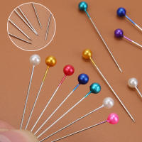Pins De Costura Redondos Colores 100/300/500pcs Cabeza De Perla Herramientas De Costura Para DIY Y Taille De Vestido - details 4