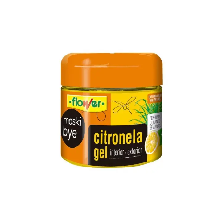 Gel Citronela Flower Protector de Insectos y Mosquitos - 1