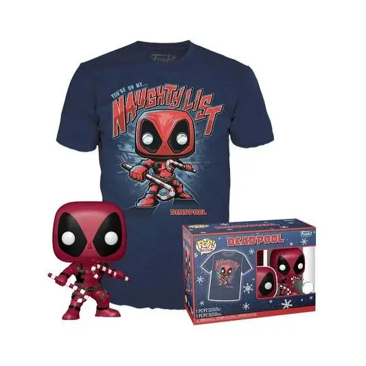 Pop Tees Deadpool Marvel 400 + Camiseta Exclusiva Funko - 1