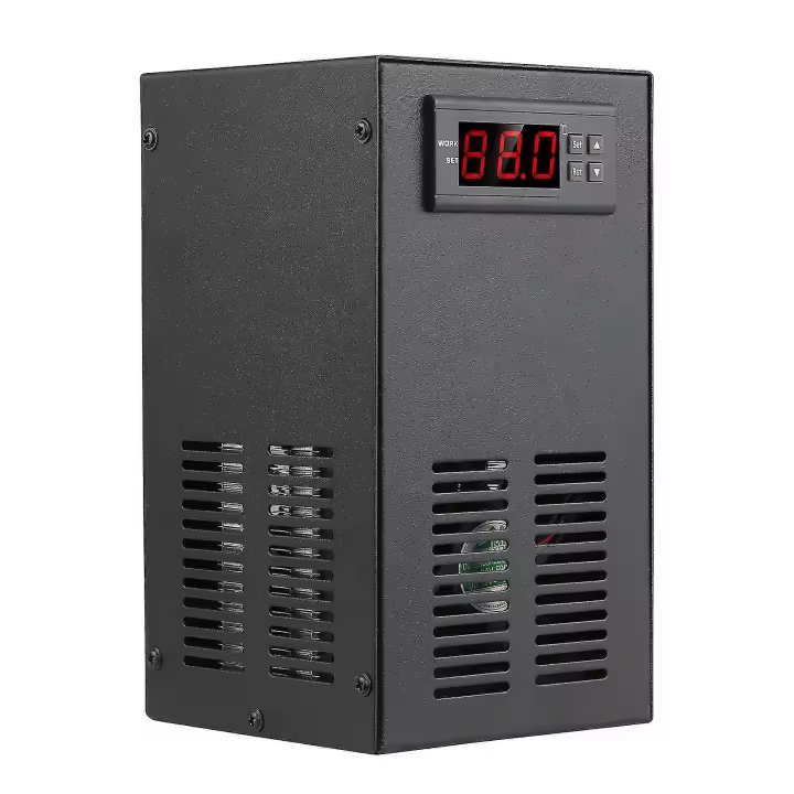 Aquarium Chiller Aquarium Cooler Lcd Display Quiet Fish Tank Cooling System 20l For Fish Water Grass Coral Shrimp Farming - 1