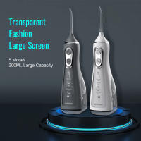 Rinser Oral Recargable IPX7 Impermeable Con 5 Modos Jetable De Agua Dental Fregador De Dientes Potente Y Continuo - details 5