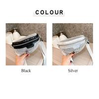 Bolso De Noche Para Mujer Con Diamantes Bolso De Cintura Brillante Bolsa De Pecho Estilo Casual Bandolera De Moda - details 2
