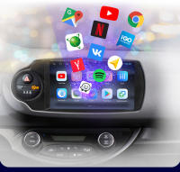 AWESAFE inalámbrico CarPlay Android Auto Radio para Toyota Yaris 2012 2013 2014 2015 2016 2017  coche reproductor multimedia GPS 2 din autoradio volante controles RDS Bluetooth - details 9