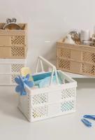 Caja De Almacenamiento Plegable De Plástico Caja De Bricolaje Para Joyería Maquillaje Juguetes Organizador Portátil Caja De Almacenamiento - details 0