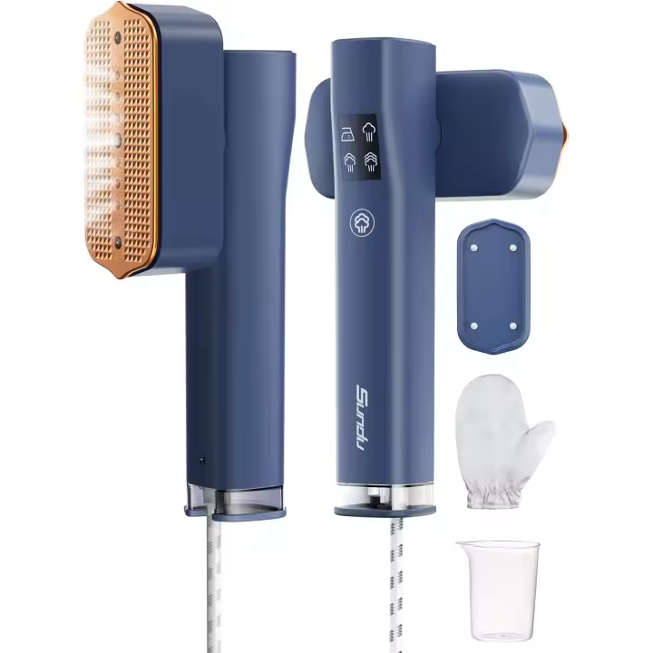 Sundu Clothes Steamer, Steamer for Clothes, Portable 2 In 1 Travel Steamer Iron,15s Fast Heat-up, 4 Modes, LED Display, 20 Minutes of Continuous Ironing Handheld Garment Steamer for Travel and Home - 1