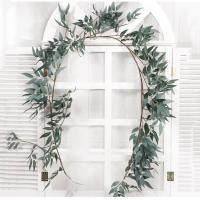 Guirnalda De Hojas De Sauce Artificial 165cm Verde Para Decoración De Jardín Casero Bodas Y Fiestas Plantas Falsas De Rattan - details 5