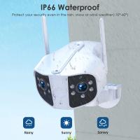 Cámara IP BESDER 8MP Exterior Con Visión Nocturna Y Ángulo Amplio De 180° 4K CCTV Wifi Monitorización Detección Humana IPC360 Hogar - details 11