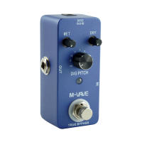 Pedal De Efectos Para Guitarra M-VAVE DIG PITCH Con Bypass Verdadero 9 Tipos De Desplazamiento De Tono Caja De Aleación De Zinc Mini Single - details 1