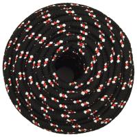 vidaXL Cuerda de barco polipropileno negra 16 mm 25 m - details 2