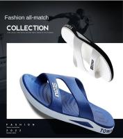 Sandalias Para Hombre 2024 Moda Casual Uso Dual Interior Y Exterior Sandalias De Playa Con Espalda Suave Y Gruesa Para El Verano - details 3