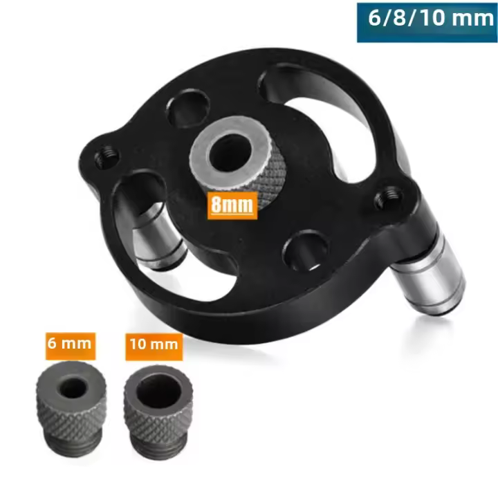 Juego De Locador De Agujeros Vertical Para Carpintería Herramienta De Guía De Taladro Self-Centering 3-10mm Locador De Agujeros - 1