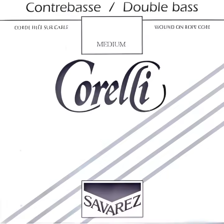 CUERDA CONTRABAJO-Savarez (Corelli 383/M) (Niquel Entorchado) 3ª Medium Bass 4/4 A (La) - 1