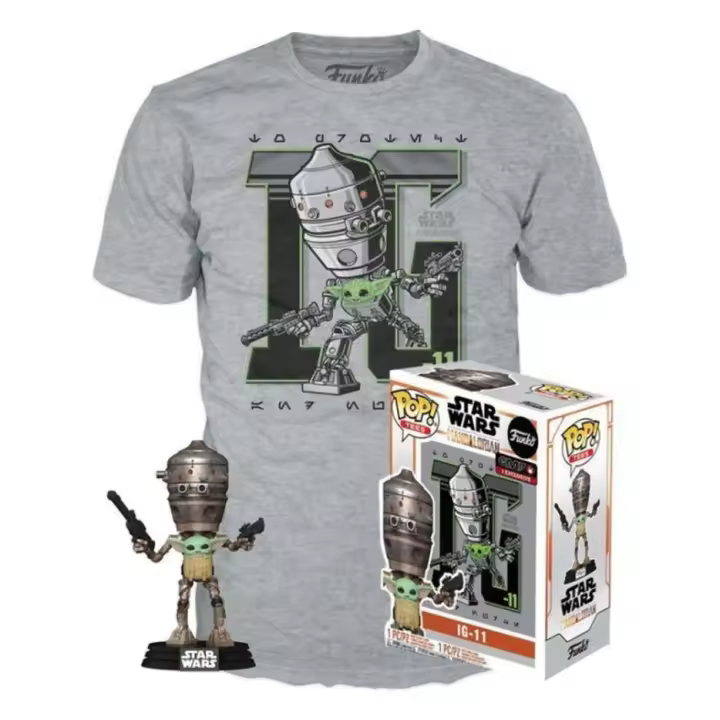 Pop Tees Child In Satc The Mandalorian Special Edition + Camiseta Exclusiva Funko - 1
