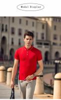 Camisa Polo De Verano Para Hombre Transpirable Y Fresca Con Costuras Manga Corta Talla S-4XL Camiseta Deportiva Absorbente De Sudor Estilo Casual - details 4