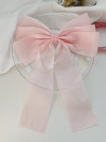 Pinza Para El Cabello De Organza Blanca Con Lazo Flotante Para Mujeres Y Niñas Material De Raya Accesorio De Cabello De Alta Calidad - details 19
