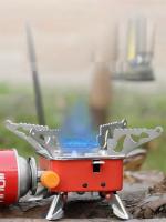 Estufa Portátil Para Camping Con Quemador Plegable Antiviento Para Cocinar Al Aire Libre Accesorios De Gas Para Senderismo Y Picnics - details 3