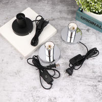 Soporte De Mesa De Metal Pulido Para Lámpara Con Cabeza De Luces Nocturnas De 1.5M Y Enchufe E27 Decoración De Mesa - details 1