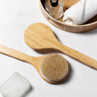 Cepillo De Cuerpo Para Ducha Con Mango Largo Y Lanyard Cepillo De Baño Suave Para Hombre Y Mujer Limpieza Personal Ecologico - details 1