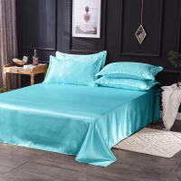 Sábana De Satén Con Fundas Para Almohada Y Colchón Conjunto De Cama Falso Seda Tamaño Full Queen King Para Decoración De Dormitorio - details 11