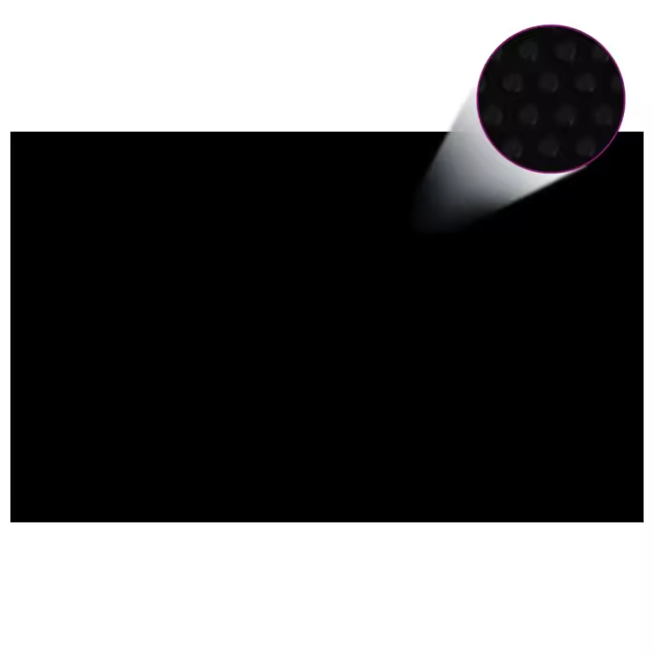 Cubierta de Pool PE Negro 260x160 cm - 1