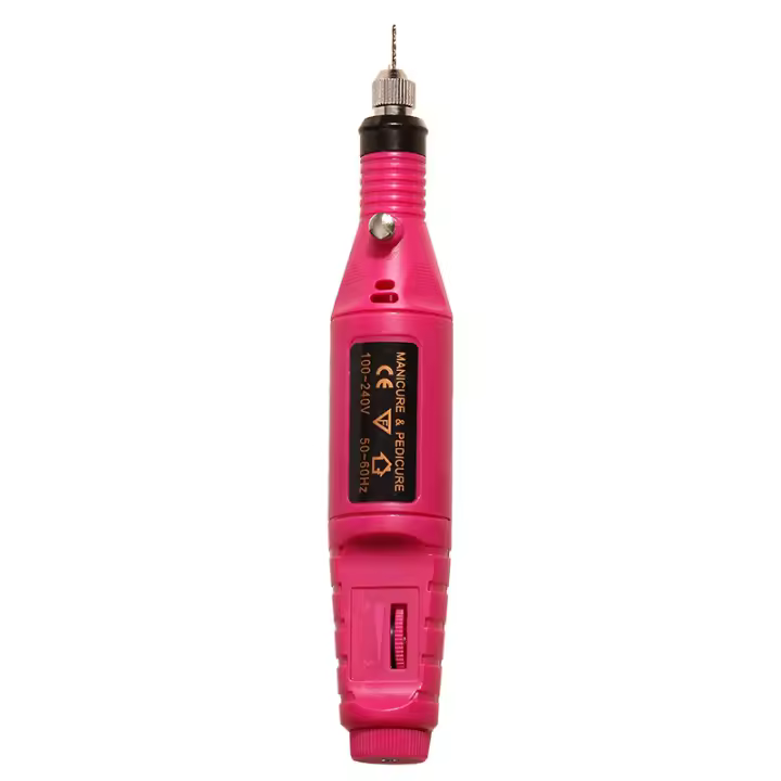 Kit de taladro de mano con cable eléctrico, tornillo de banco de taladro manual con 5 piezas de brocas (1,0 mm) perforación de bricolaje - 1