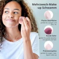 4PCS Esponja Maquillaje con Caja de Almacenamiento para Líquidos Cremas y Polvos - details 1
