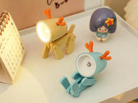 Lámpara De Noche LED Mini Plegable Para Escritorio Luz De Animales Lindo Perro Ociel Luces Portátiles Para Decoración De Sala De Estar Regalo Para Estudiantes - details 10