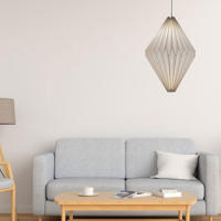 Sombrilla De Ceilin Origami 1PC Cubierta De Lámpara Colgante Estilo Nórdico Calabaza Ajo Cintura Diamante Luz Colgante Cord Fixture Para El Hogar - details 4