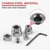 Kit De Punzón Automático Con Anillo De Parada Para Hierro Carbono Herramientas De Carpintería Para Perforación De Madera Con Profundidad Variable De 3/4/5/6/8/10/12/16 - details 5