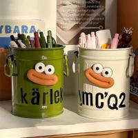 Porta Bolígrafos De Dibujos Animados 1 Pieza Almacenamiento Simple Para Escritorio De Oficina Y Estudio Con Pegatinas Al Azar - details 1