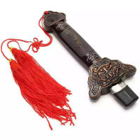 Espada Tai Chi Chino Retráctil Juguete Deportivo Al Aire Libre Con Borla Y Carving Accesorios De Decoración Estilo Folk Art Metal - details 8