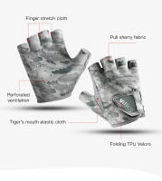 Guantes De Pesca Sin Dedos Para Hombres Y Mujeres Guantes Antideslizantes Para Pescar Natación Kayak Senderismo Ciclismo - details 6