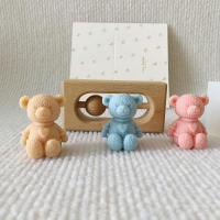 Molde De Velas De Silicona En Forma De Oso Mini Amor Para Artesanía Y Hacer Sabores a Mano Tamaño Approx. Como En La Imagen - details 6