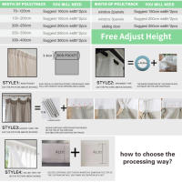 Cortinas De Encaje Blanco Europeo Estilo Corto Media Sombra Transparente Para Sala De Estar Con Perforación Libre Elegante - details 0
