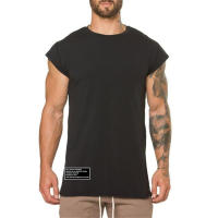 Camiseta De Hombre Para Fitness Y Gimnasio Camiseta De Algodón Transpirable Estilo Casual Manga Corta Para Verano - details 1
