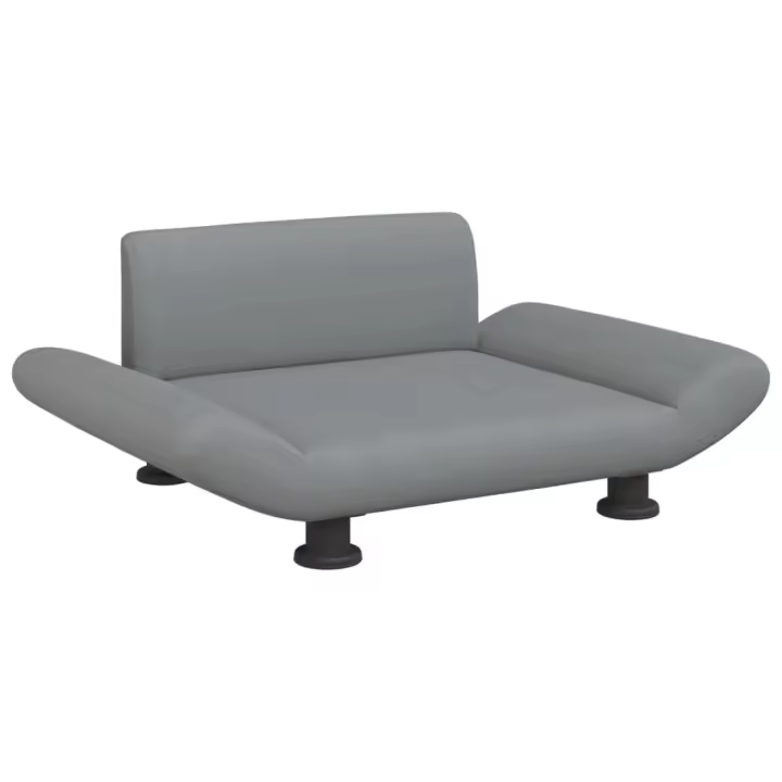 vidaXL Cama para perros de tela gris claro 70x45x28 cm - 1