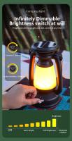 Lámpara De Camping Recargable USB Portátil Con Carga Solar 3000-5000K Dimmer Sin Etapas Luz Para Tents Material ABS Fuente De Luz LED - details 12