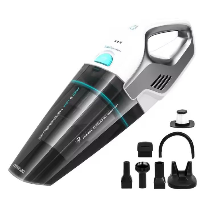 Cecotec Conga Immortal ExtremeSuction 7 4 V Hand. Aspirador de Mano Ligero y sin Bolsas autonomía 20 Minutos 7 4 V Tecnología ciclónica - 1