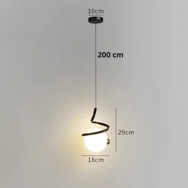 Lámpara Colgante Nórdica LED Para Iluminación Interior De Sala De Estar Dormitorio Cocina Comedor Decoración Del Hogar Luz Colgante - 1