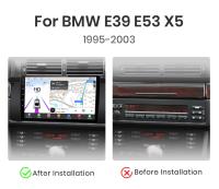 Junsun Android 13 Radio para BMW 5 E39 1995 1996 1997 1998 1999 2000 2001 2002 2003 E53 X5 M5 de Coche con Chip Qualcomm de 8 Núcle de Coche con Chip Qualcomm de 8 Núcleos CarPlay Inalámbrico Autorradio Estéreo Pantalla HD Multimedia - details 5